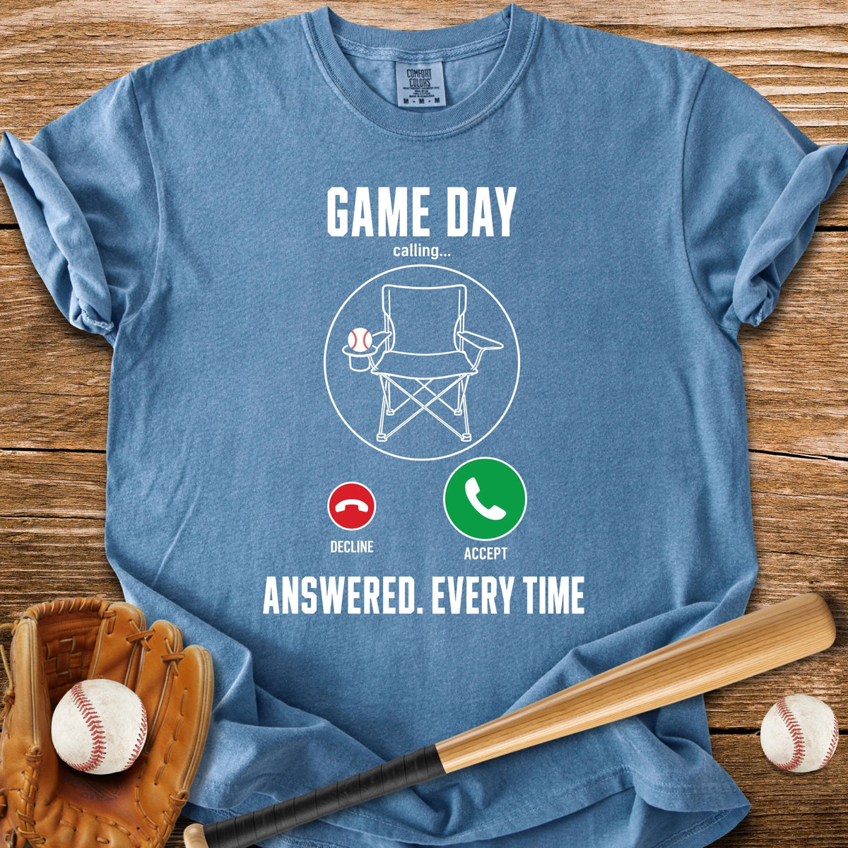 Game Day Is Calling - HomeRun PrintsComfort Colors