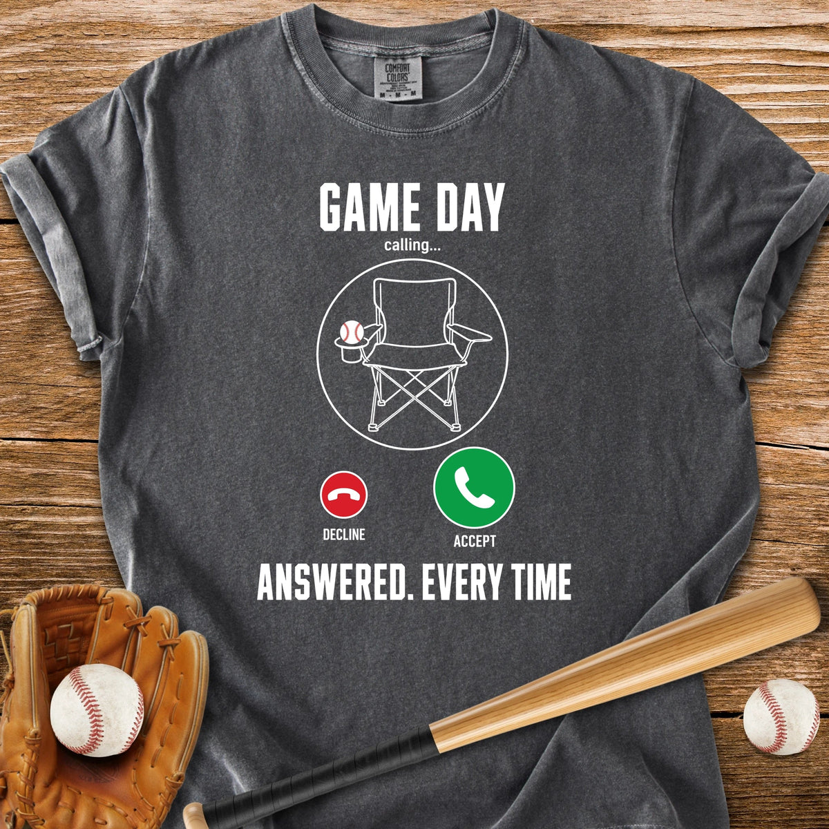 Game Day Is Calling - HomeRun PrintsComfort Colors