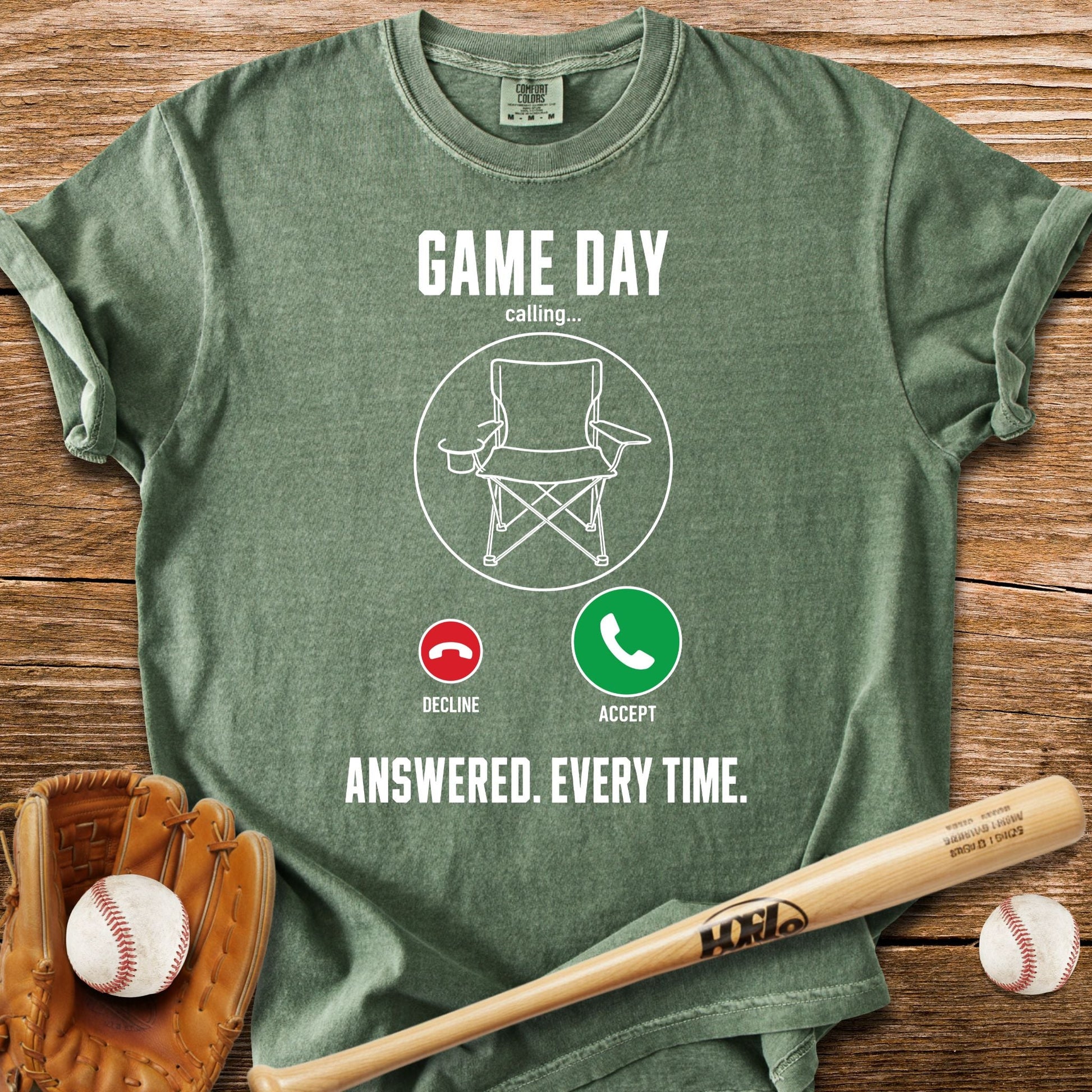 Game Day Is Calling T-Shirt - HomeRun PrintsComfort Colors