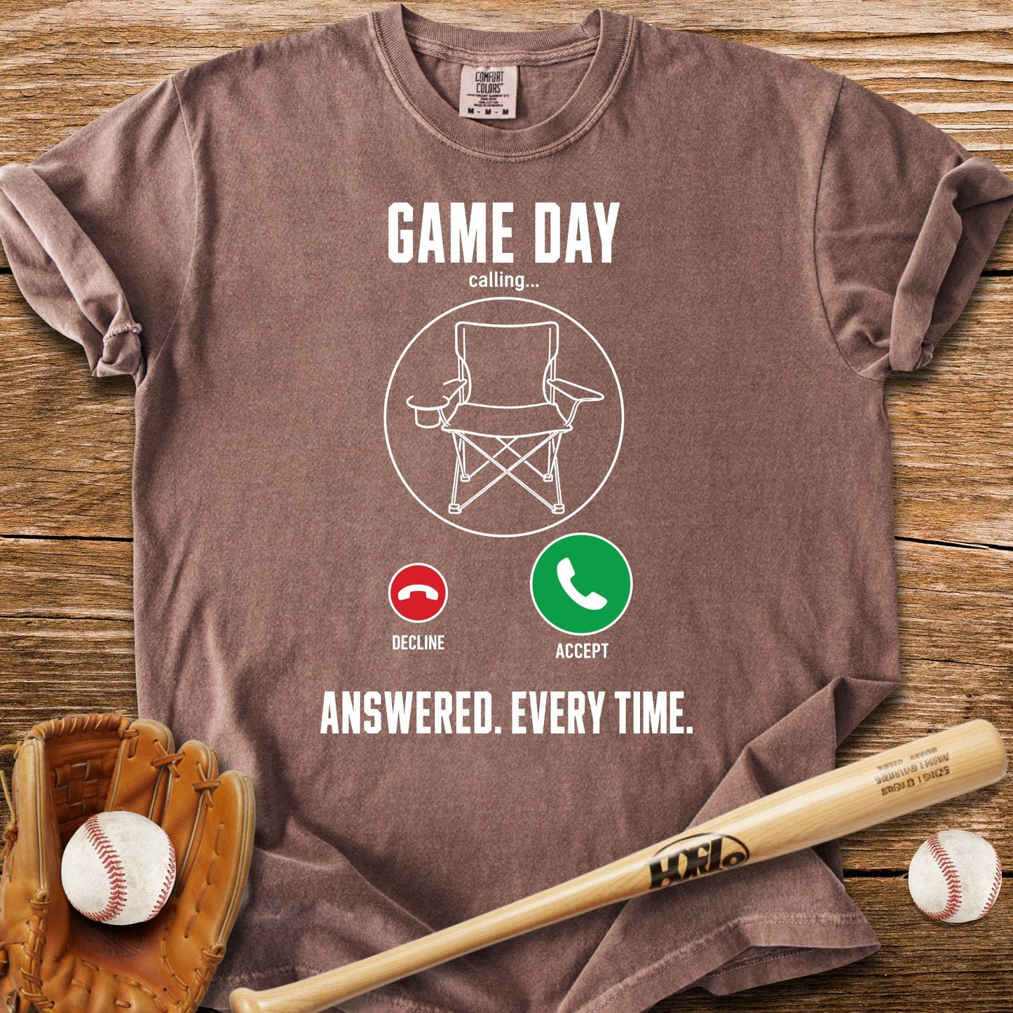 Game Day Is Calling T-Shirt - HomeRun PrintsComfort Colors