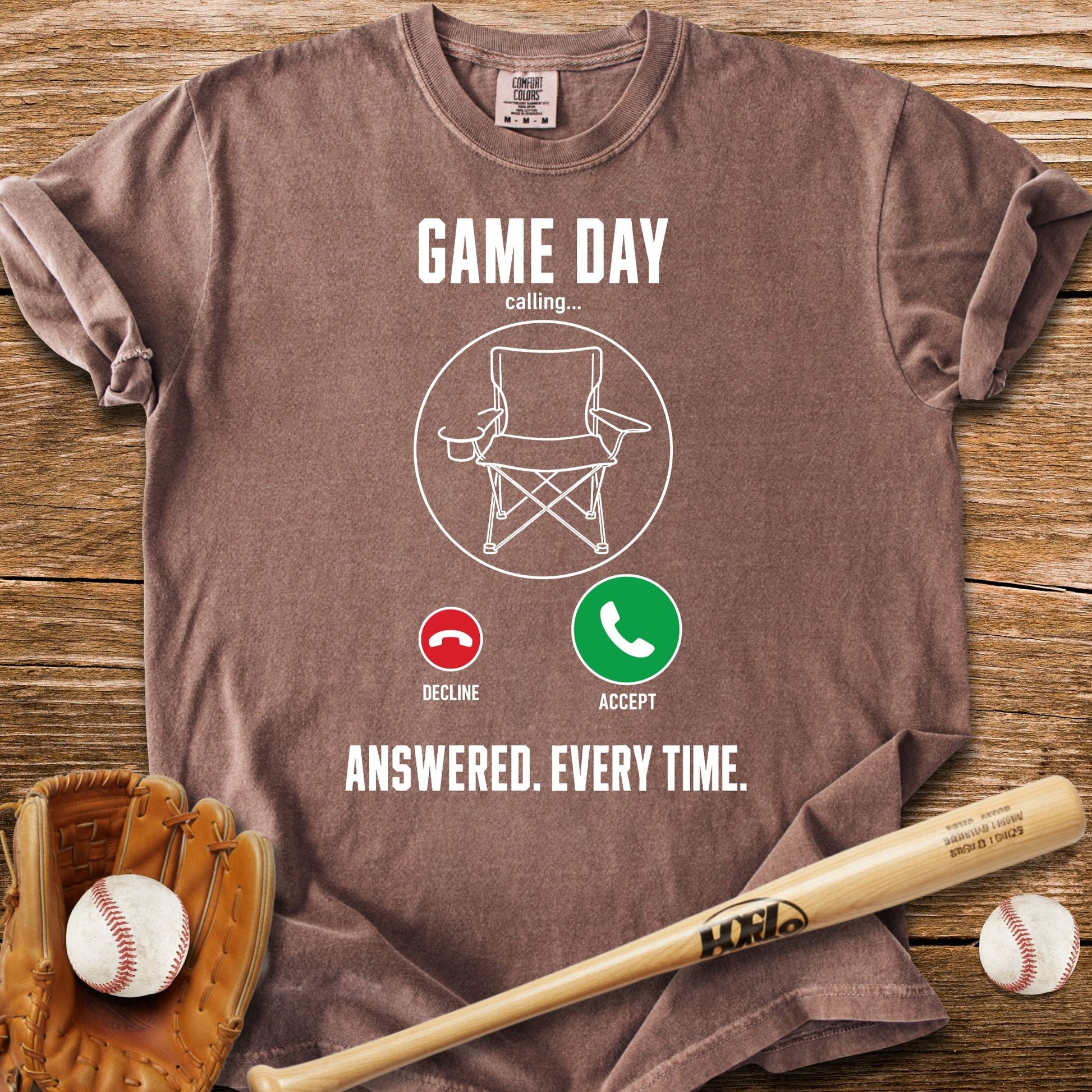 Game Day Is Calling T-Shirt - HomeRun PrintsComfort Colors
