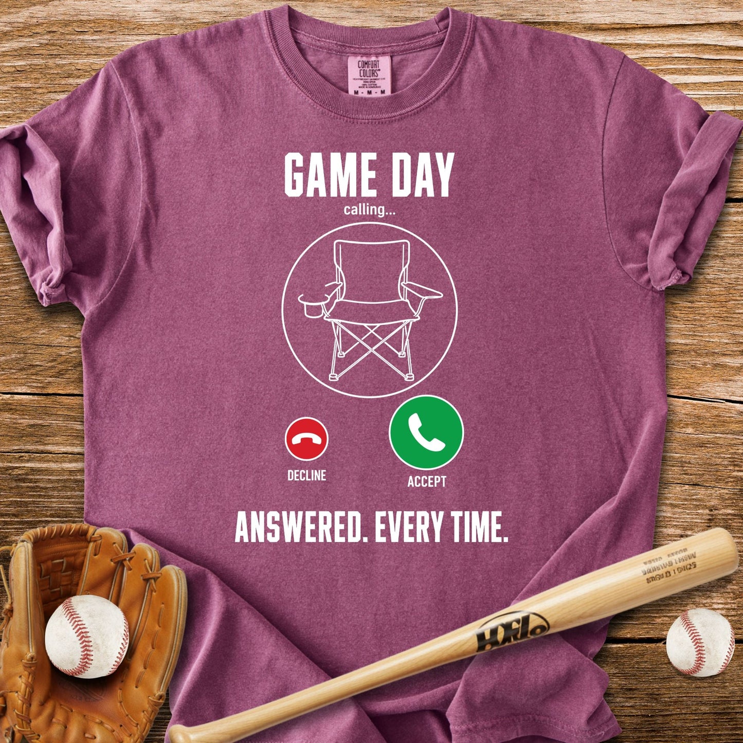 Game Day Is Calling T-Shirt - HomeRun PrintsComfort Colors
