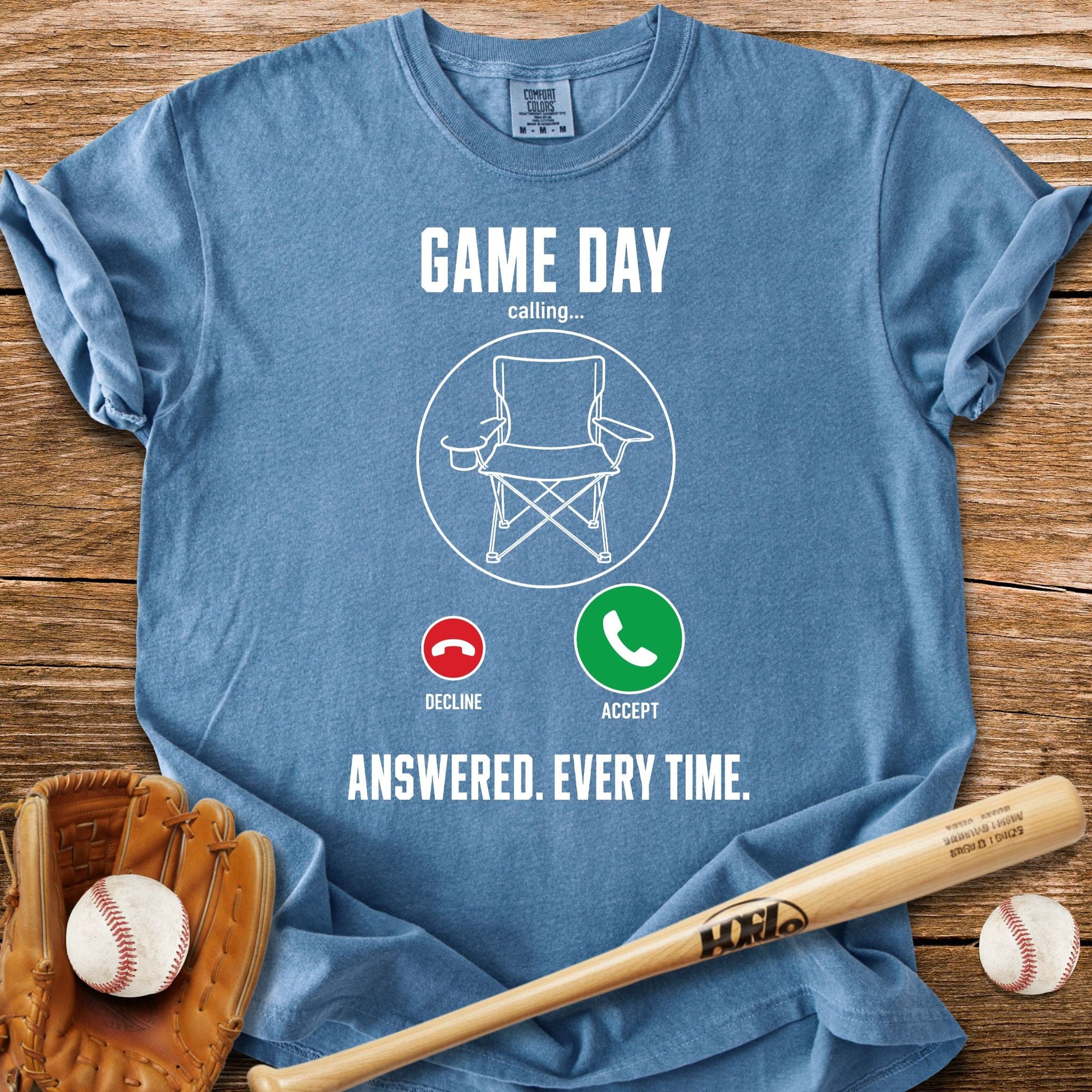 Game Day Is Calling T-Shirt - HomeRun PrintsComfort Colors