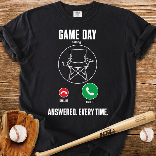 Game Day Is Calling T-Shirt - HomeRun PrintsComfort Colors