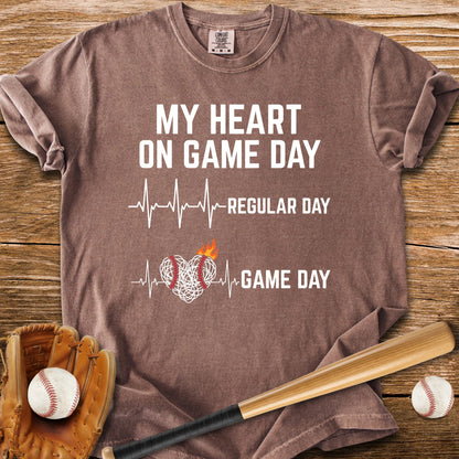 Game Day Races My Heart - HomeRun PrintsComfort Colors