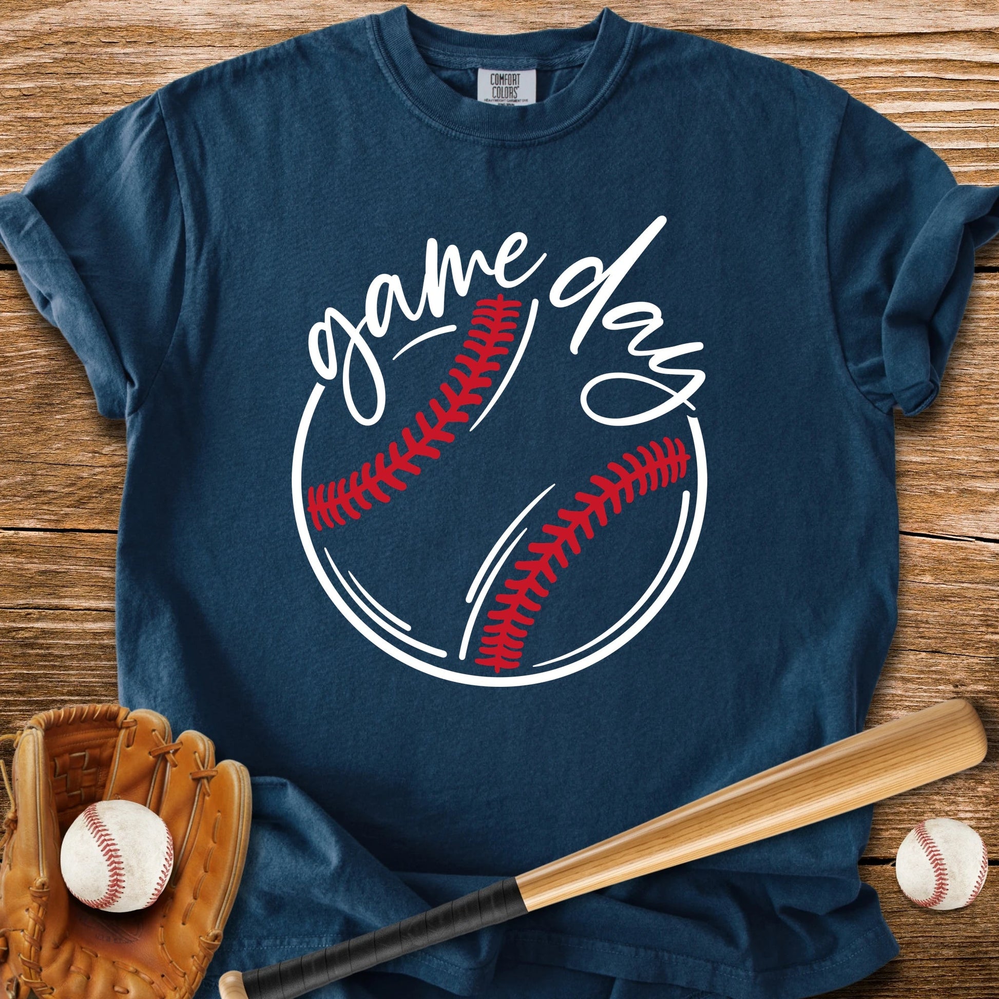 Game Day Stitches - HomeRun PrintsComfort Colors