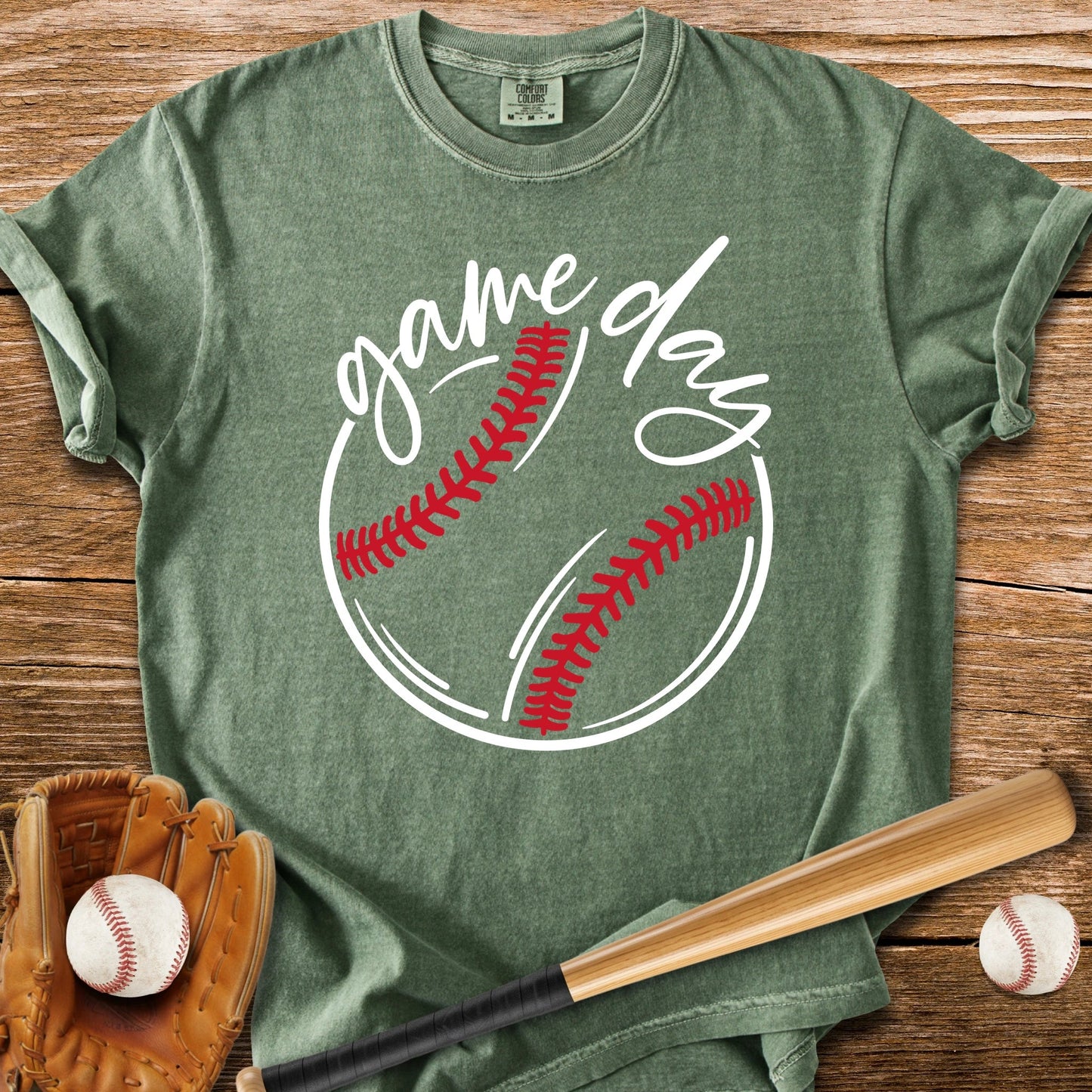 Game Day Stitches - HomeRun PrintsComfort Colors