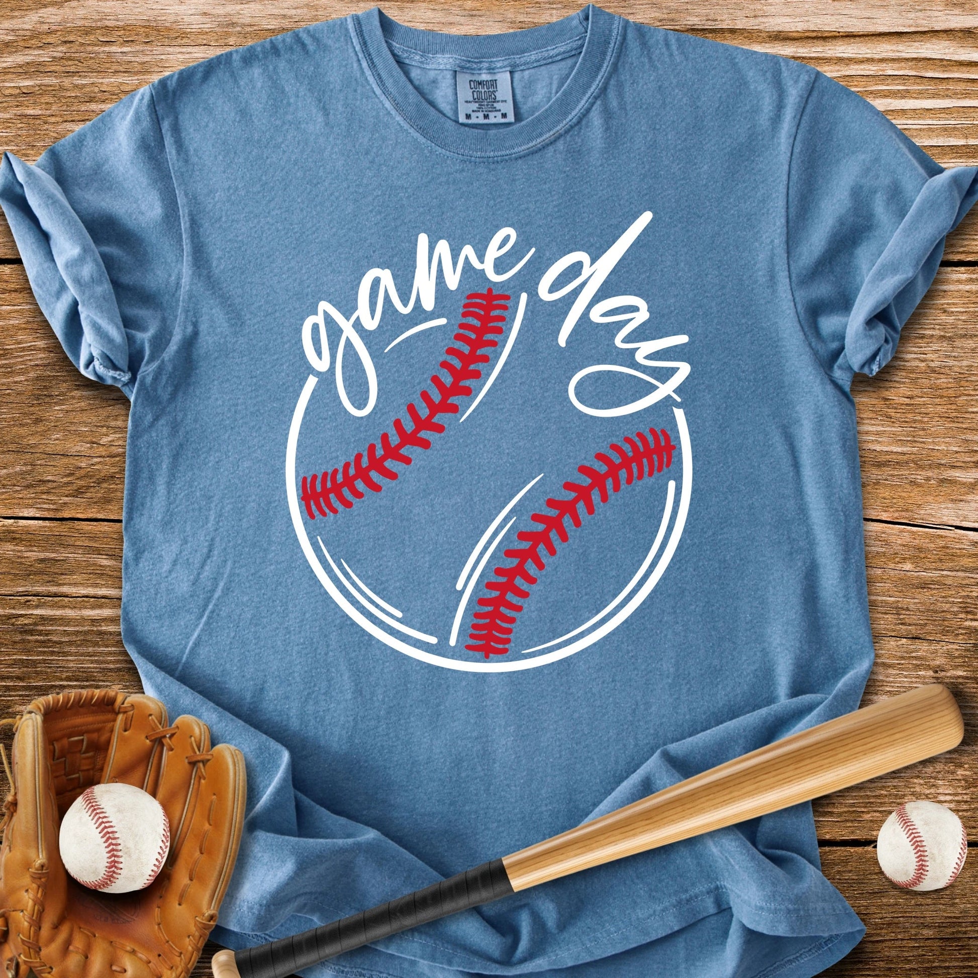 Game Day Stitches - HomeRun PrintsComfort Colors