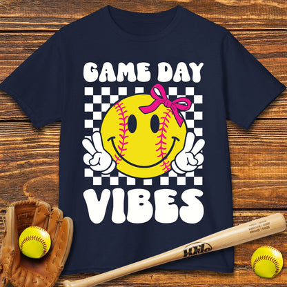 Game Day Vibes Softball Kids T-shirt - HomeRun PrintsKids clothes