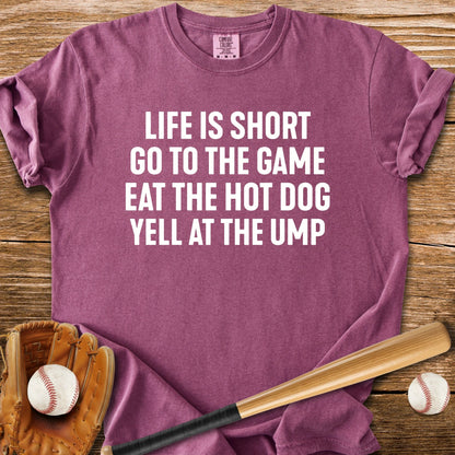 Game Hot Dog Heckle Repeat - HomeRun PrintsComfort Colors