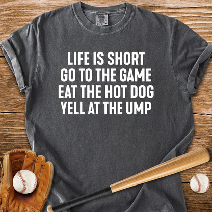 Game Hot Dog Heckle Repeat - HomeRun PrintsComfort Colors