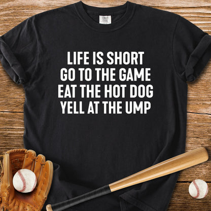 Game Hot Dog Heckle Repeat - HomeRun PrintsComfort Colors