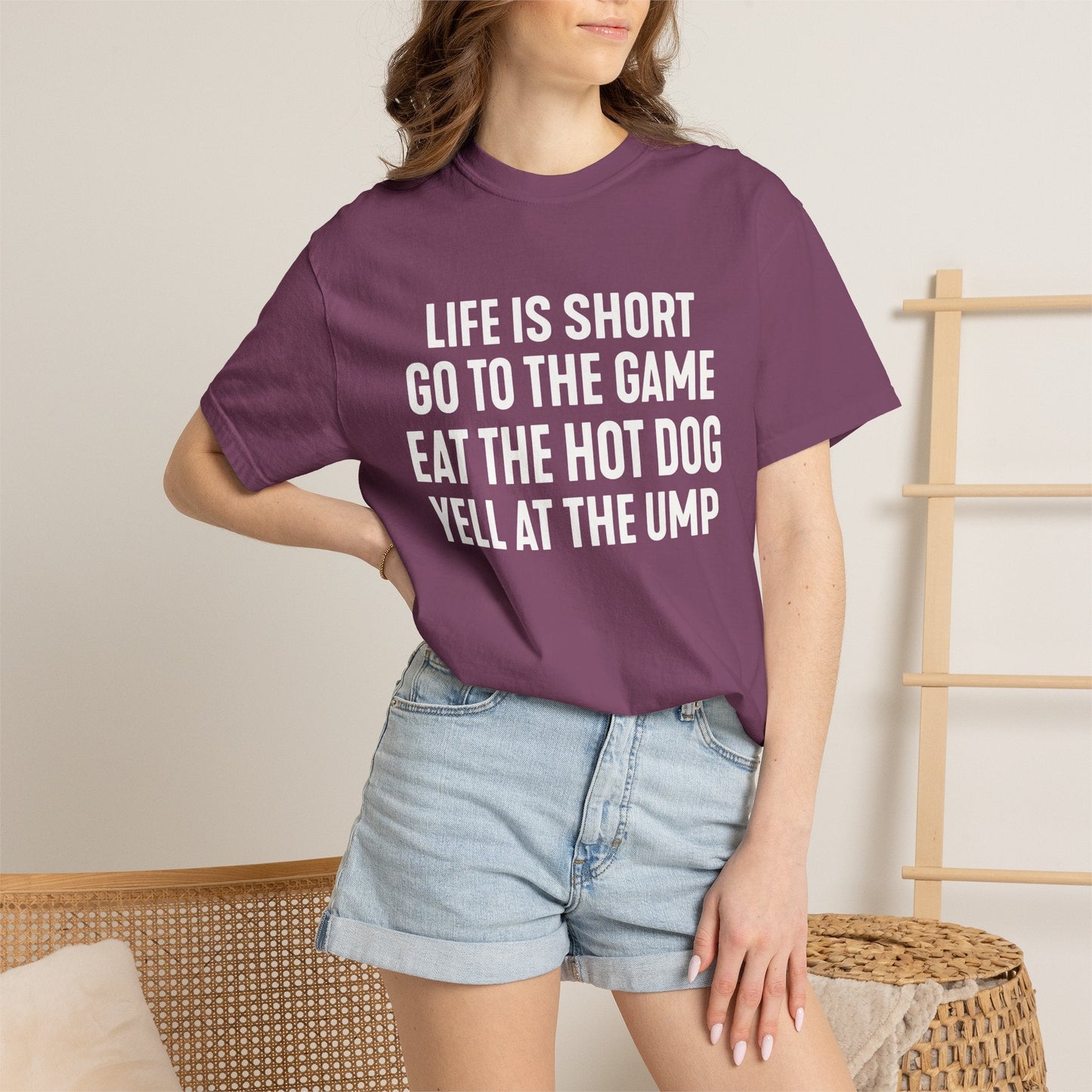 Game Hot Dog Heckle Repeat T-Shirt - HomeRun PrintsT-Shirt