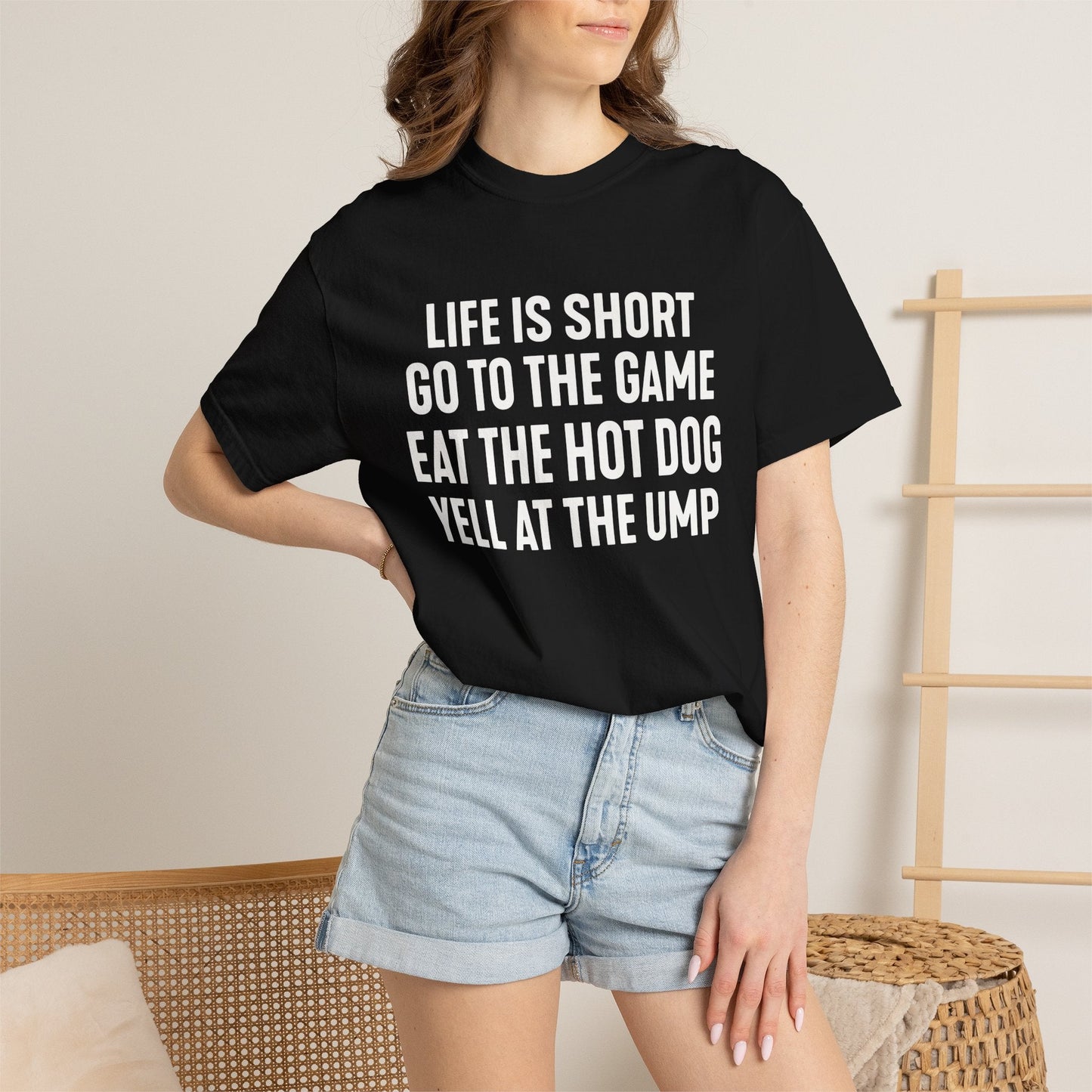 Game Hot Dog Heckle Repeat T-Shirt - HomeRun PrintsT-Shirt