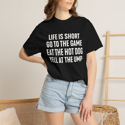 Game Hot Dog Heckle Repeat T-Shirt - HomeRun PrintsT-Shirt