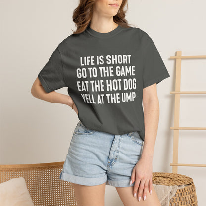 Game Hot Dog Heckle Repeat T-Shirt - HomeRun PrintsT-Shirt