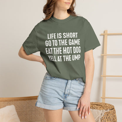 Game Hot Dog Heckle Repeat T-Shirt - HomeRun PrintsT-Shirt