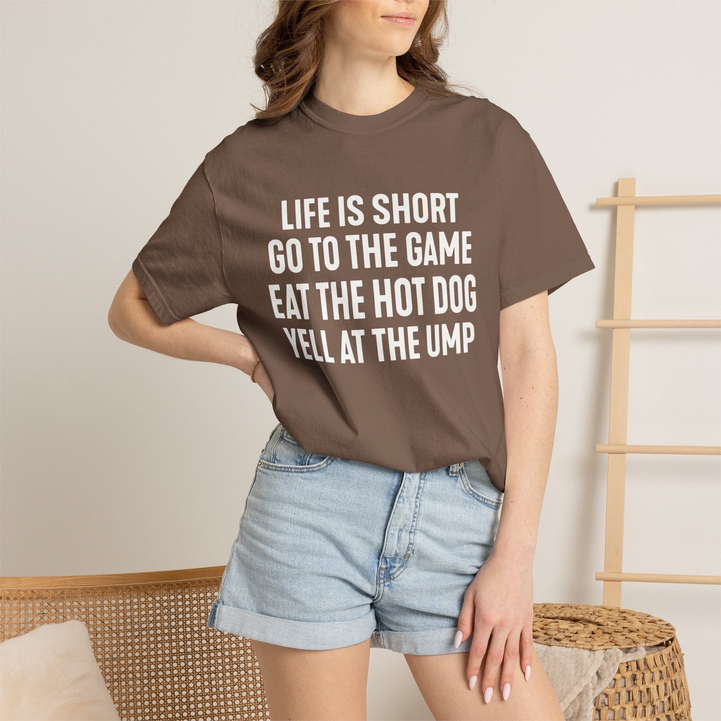 Game Hot Dog Heckle Repeat T-Shirt - HomeRun PrintsT-Shirt