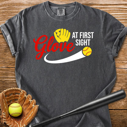 Glove At First Sight - HomeRun PrintsComfort Colors