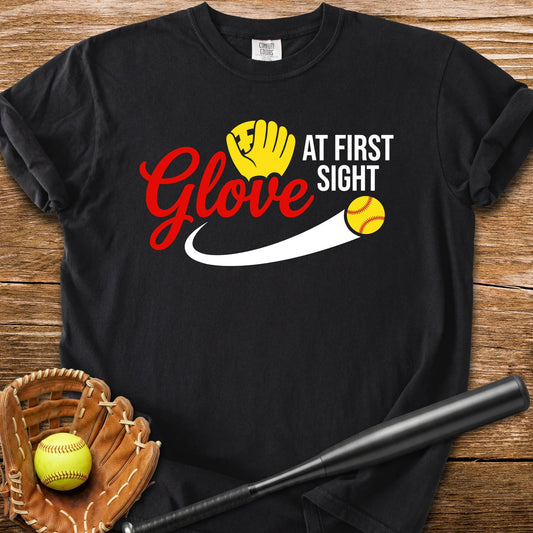Glove At First Sight - HomeRun PrintsComfort Colors