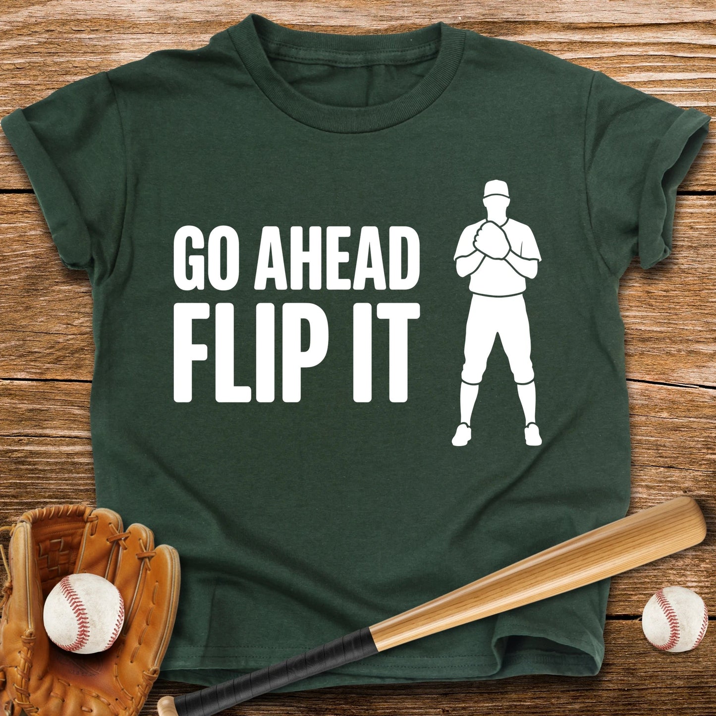 Go Ahead Flip It Youth Tee - HomeRun PrintsKids clothes