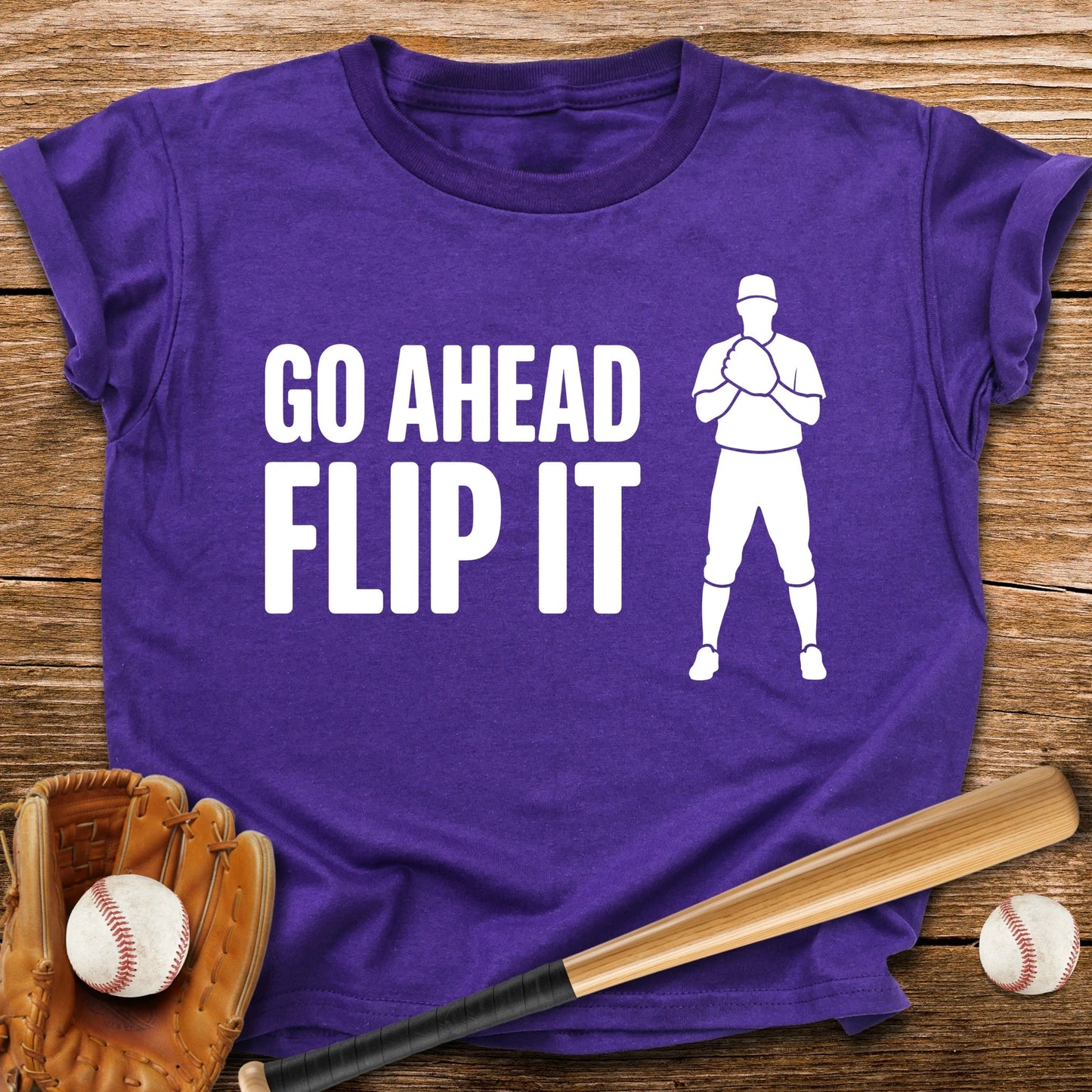 Go Ahead Flip It Youth Tee - HomeRun PrintsKids clothes