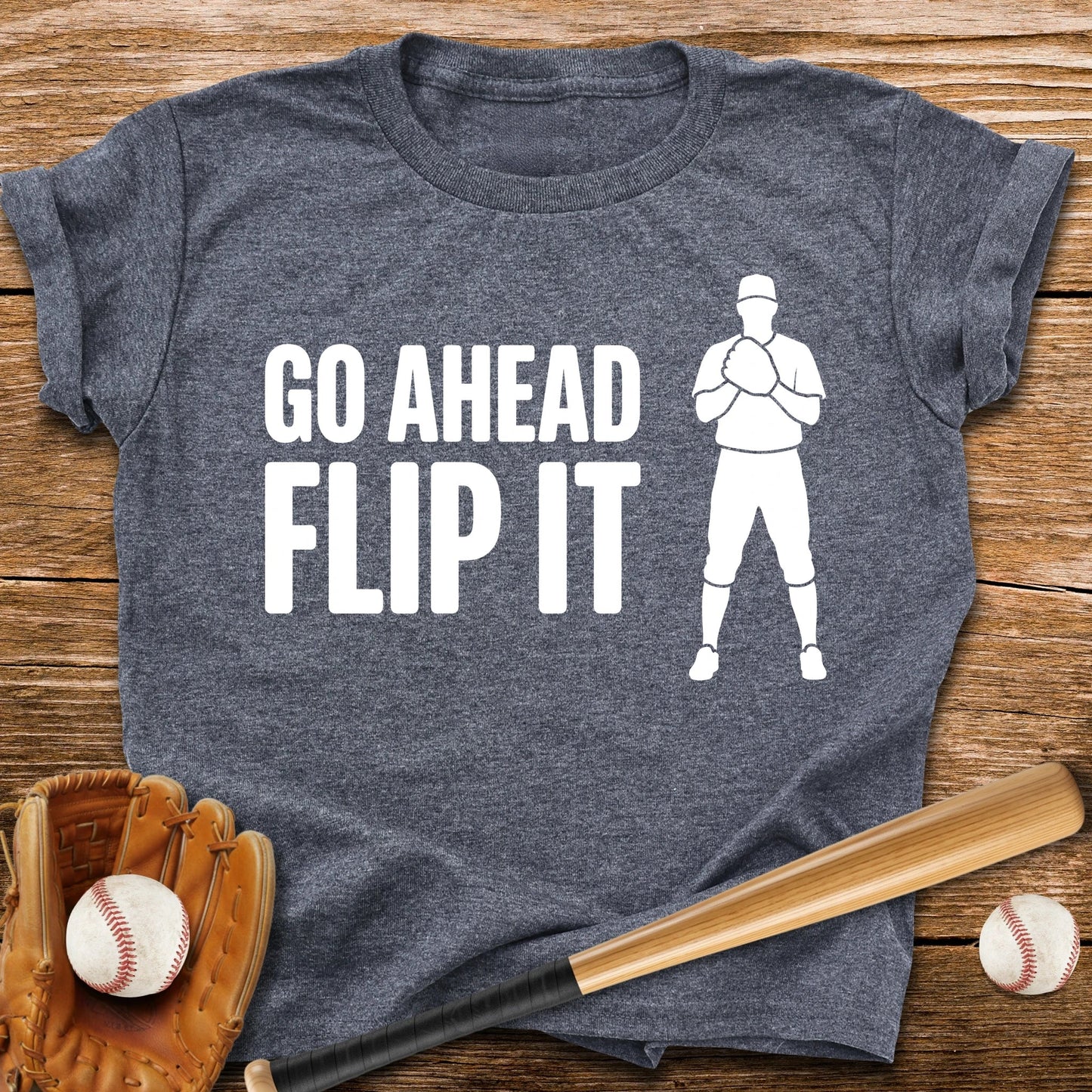 Go Ahead Flip It Youth Tee - HomeRun PrintsKids clothes