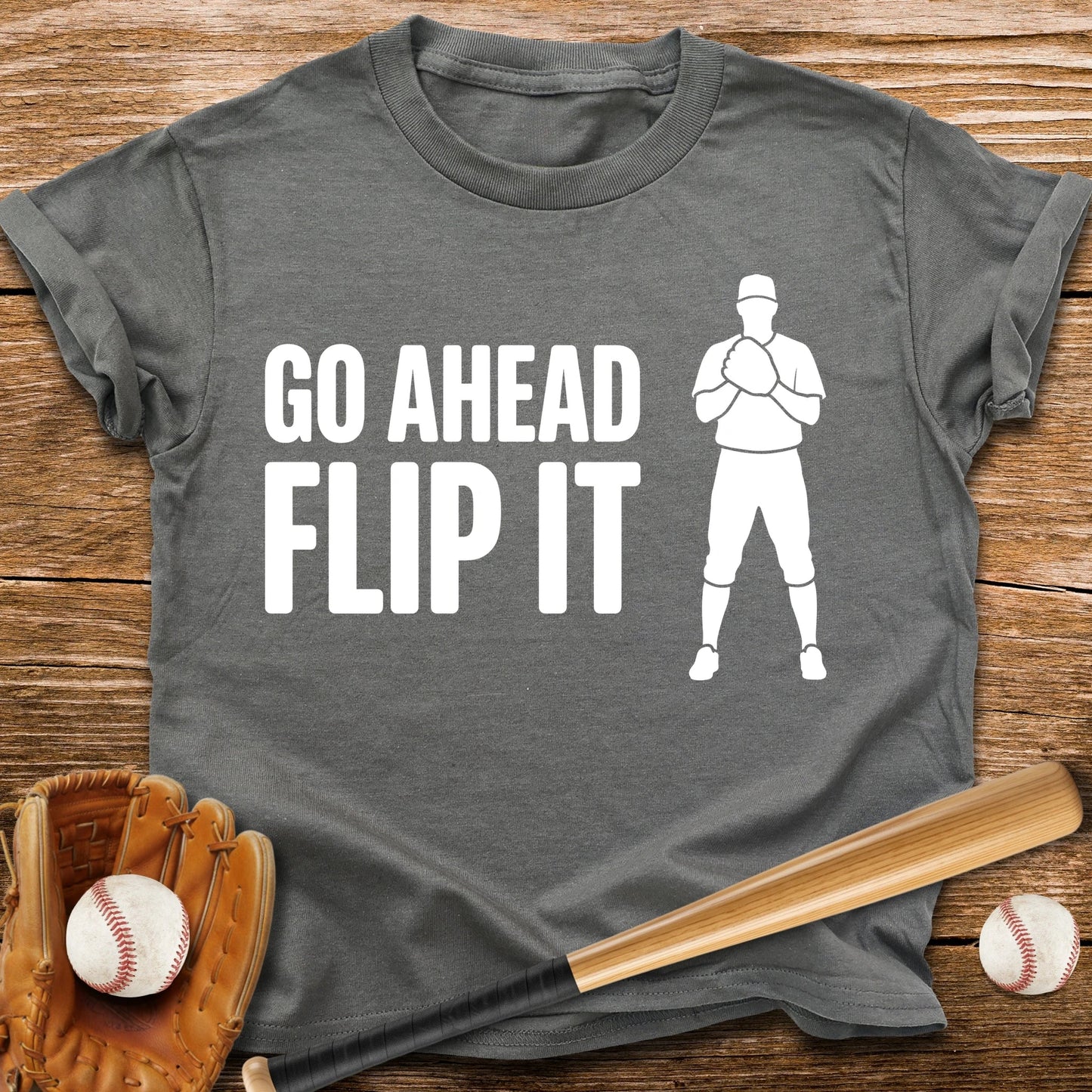 Go Ahead Flip It Youth Tee - HomeRun PrintsKids clothes