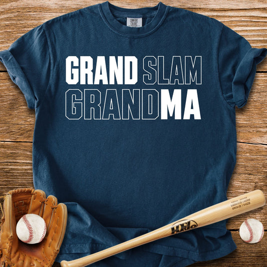 Grand Slam Grandma T-Shirt - HomeRun PrintsComfort Colors