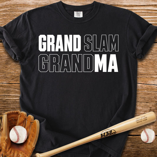 Grand Slam Grandma T-Shirt - HomeRun PrintsComfort Colors