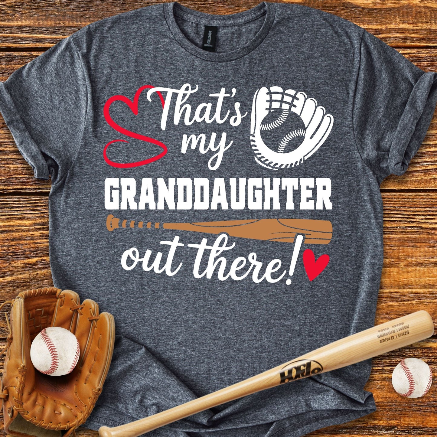 Granddaughter Out There T-Shirt - HomeRun PrintsT-Shirt