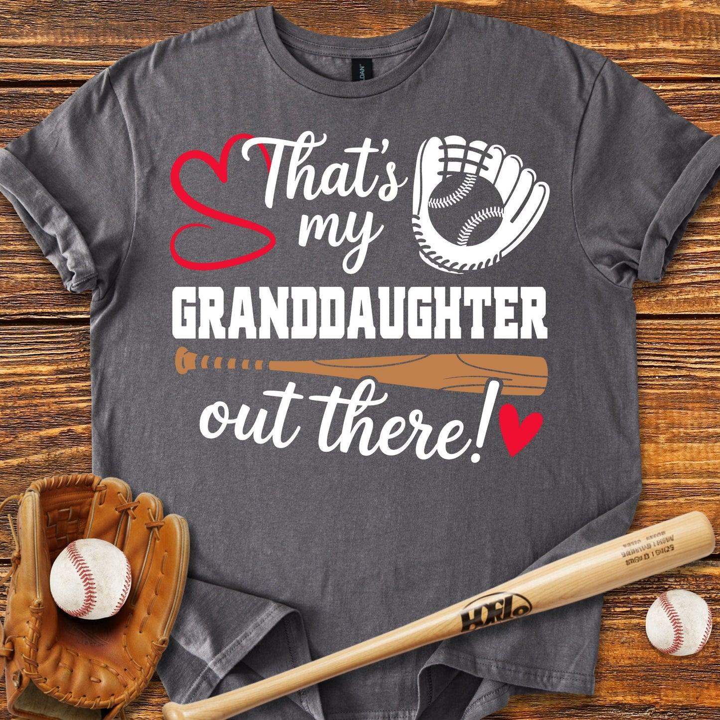 Granddaughter Out There T-Shirt - HomeRun PrintsT-Shirt