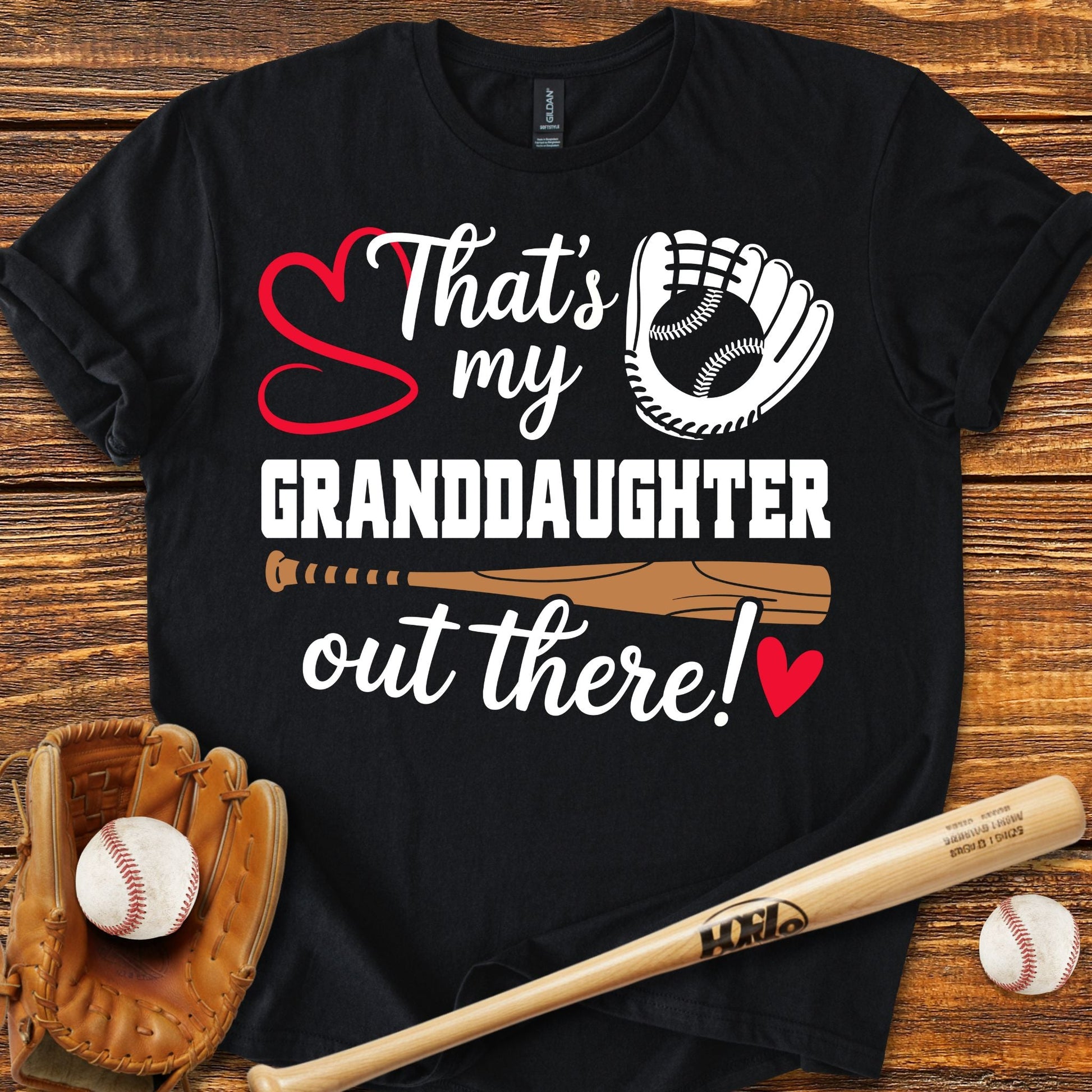 Granddaughter Out There T-Shirt - HomeRun PrintsT-Shirt