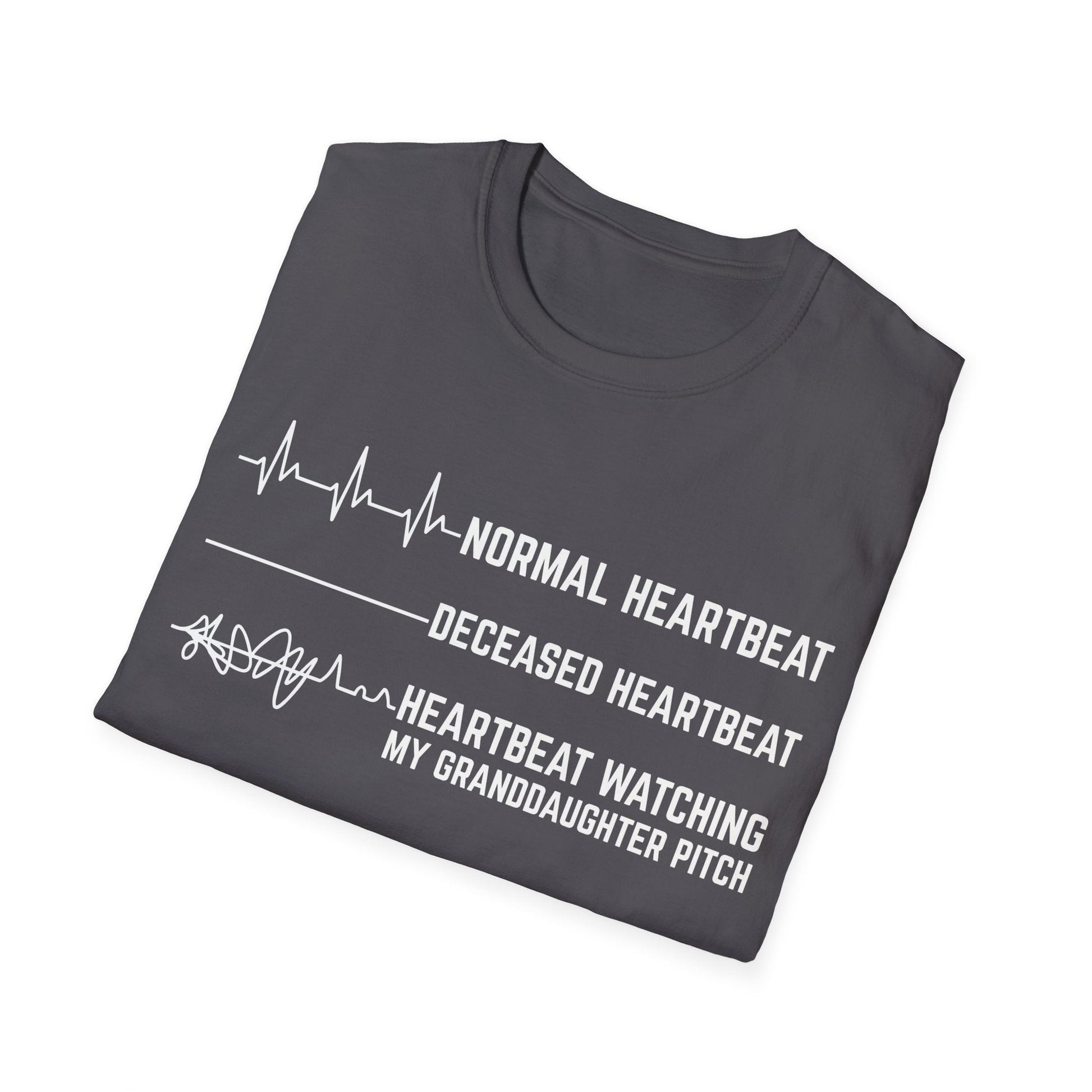 Granddaughter's Pitch Flatlines Me T-Shirt - HomeRun PrintsT-Shirt