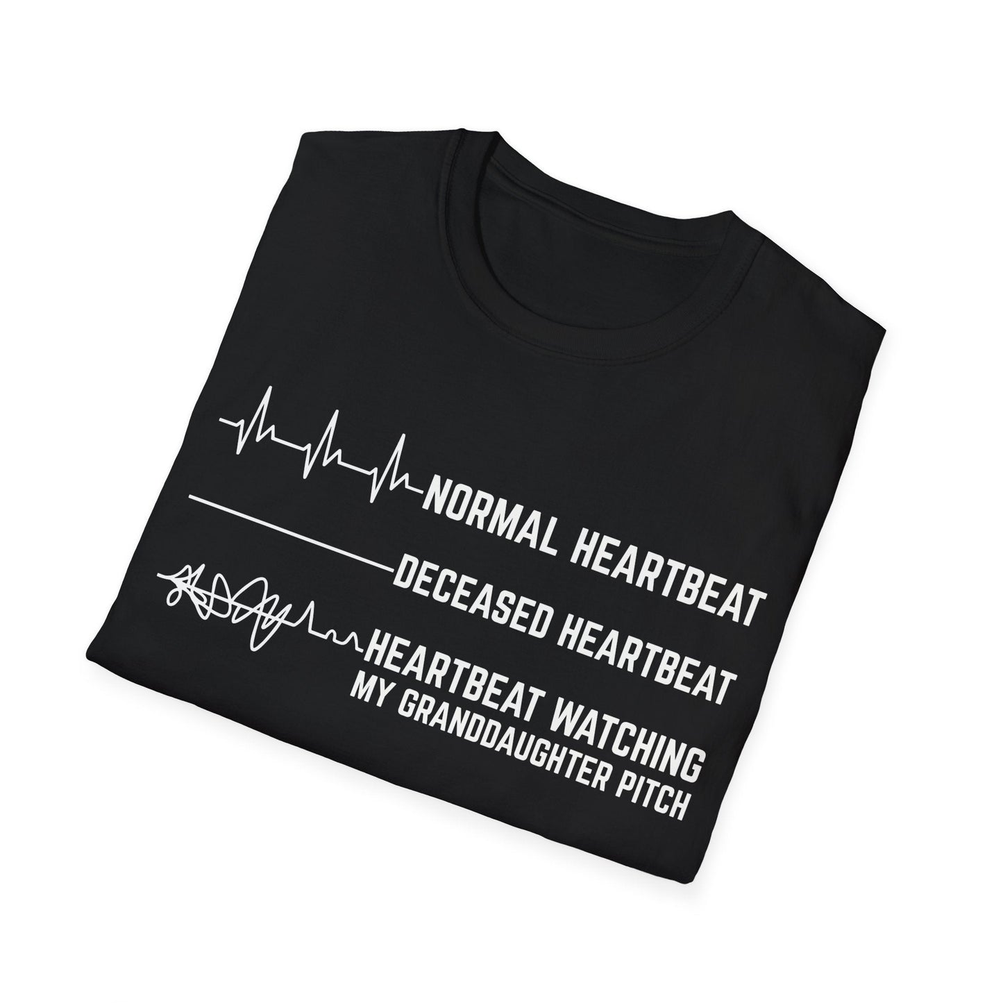 Granddaughter's Pitch Flatlines Me T-Shirt - HomeRun PrintsT-Shirt