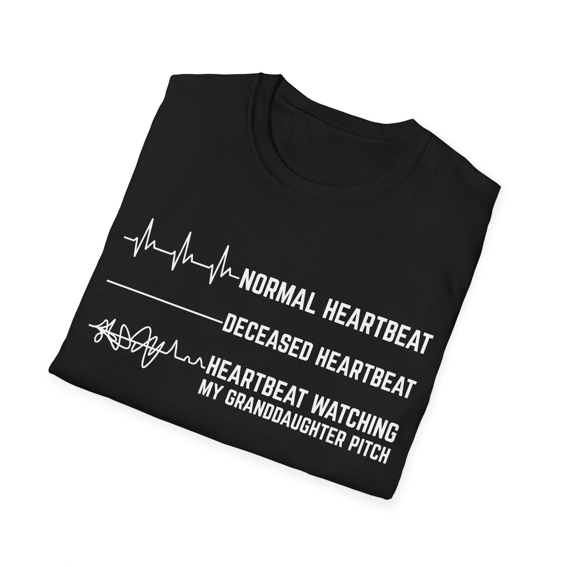 Granddaughter's Pitch Flatlines Me T-Shirt - HomeRun PrintsT-Shirt
