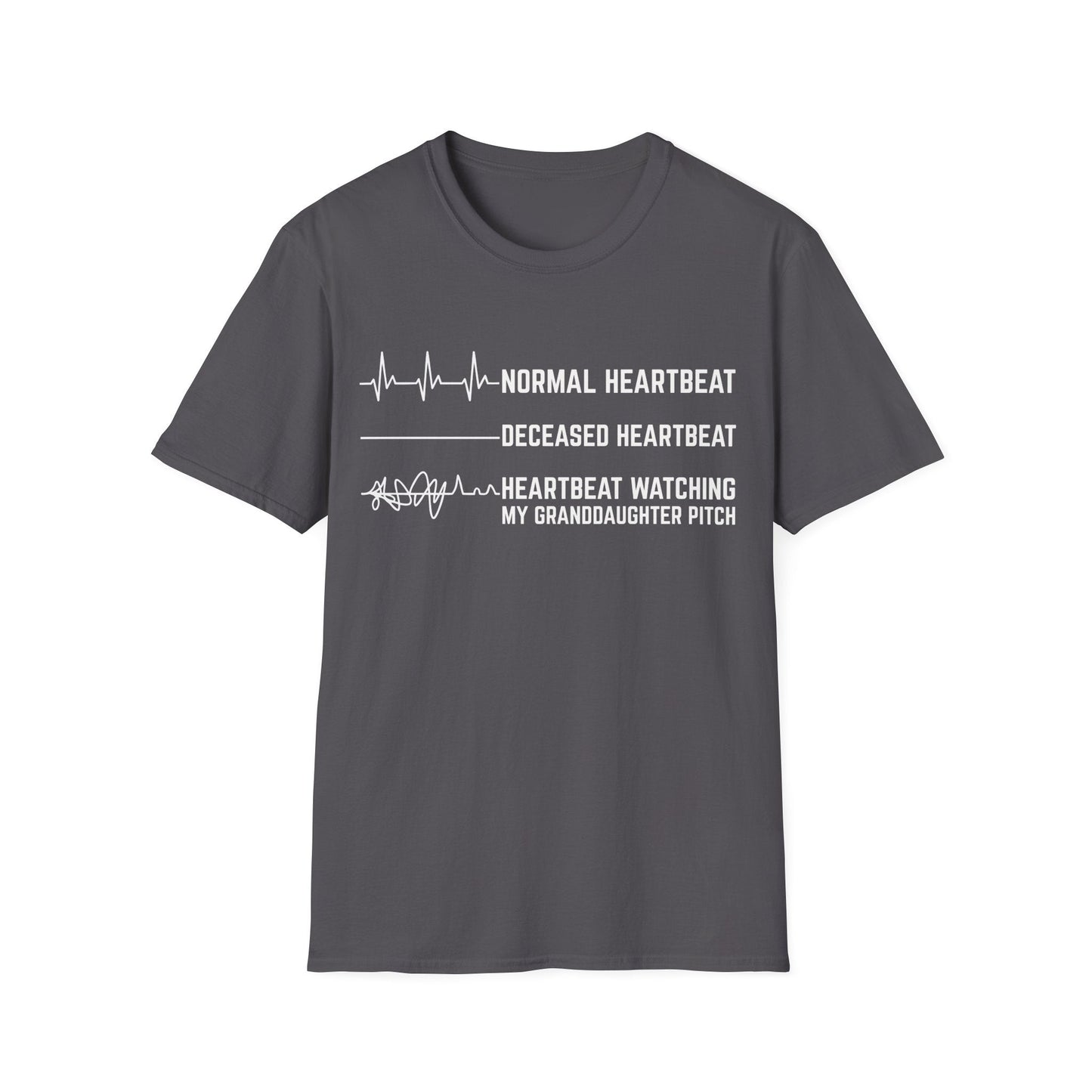 Granddaughter's Pitch Flatlines Me T-Shirt - HomeRun PrintsT-Shirt