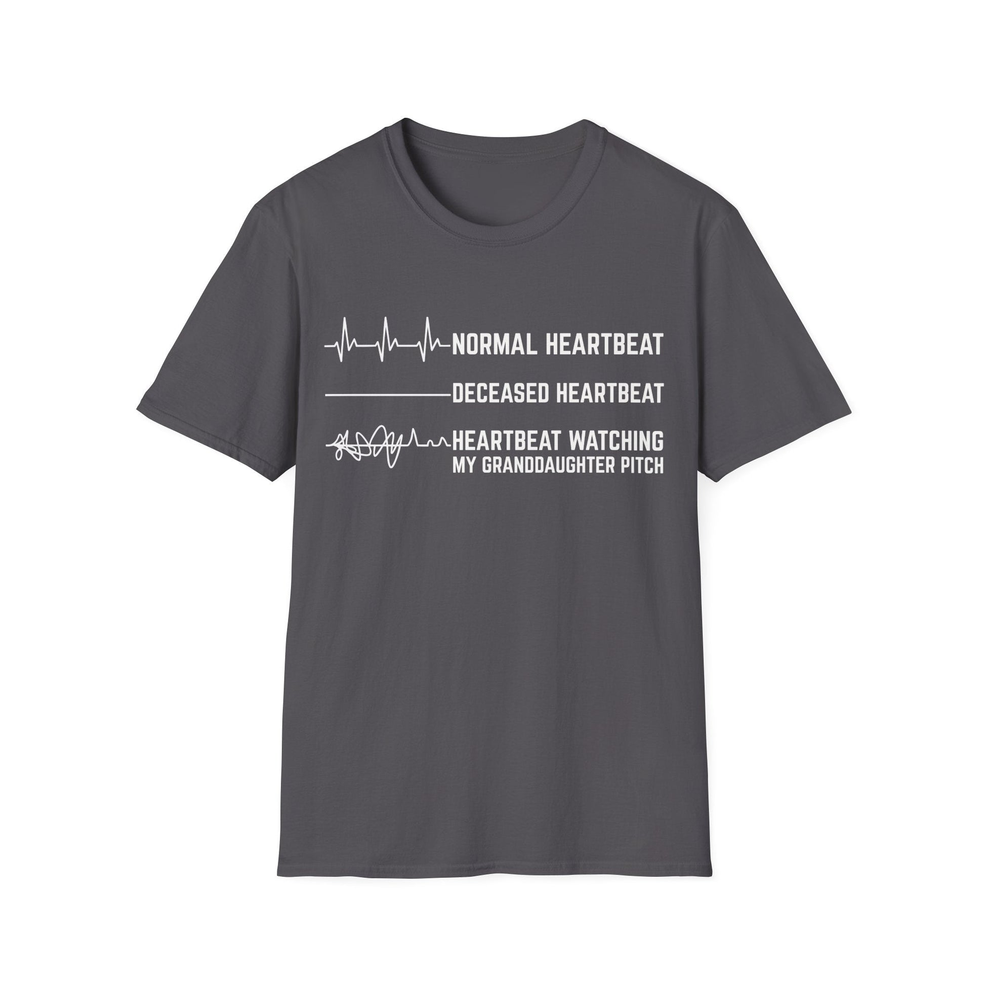 Granddaughter's Pitch Flatlines Me T-Shirt - HomeRun PrintsT-Shirt