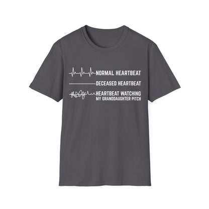 Granddaughter's Pitch Flatlines Me T-Shirt - HomeRun PrintsT-Shirt