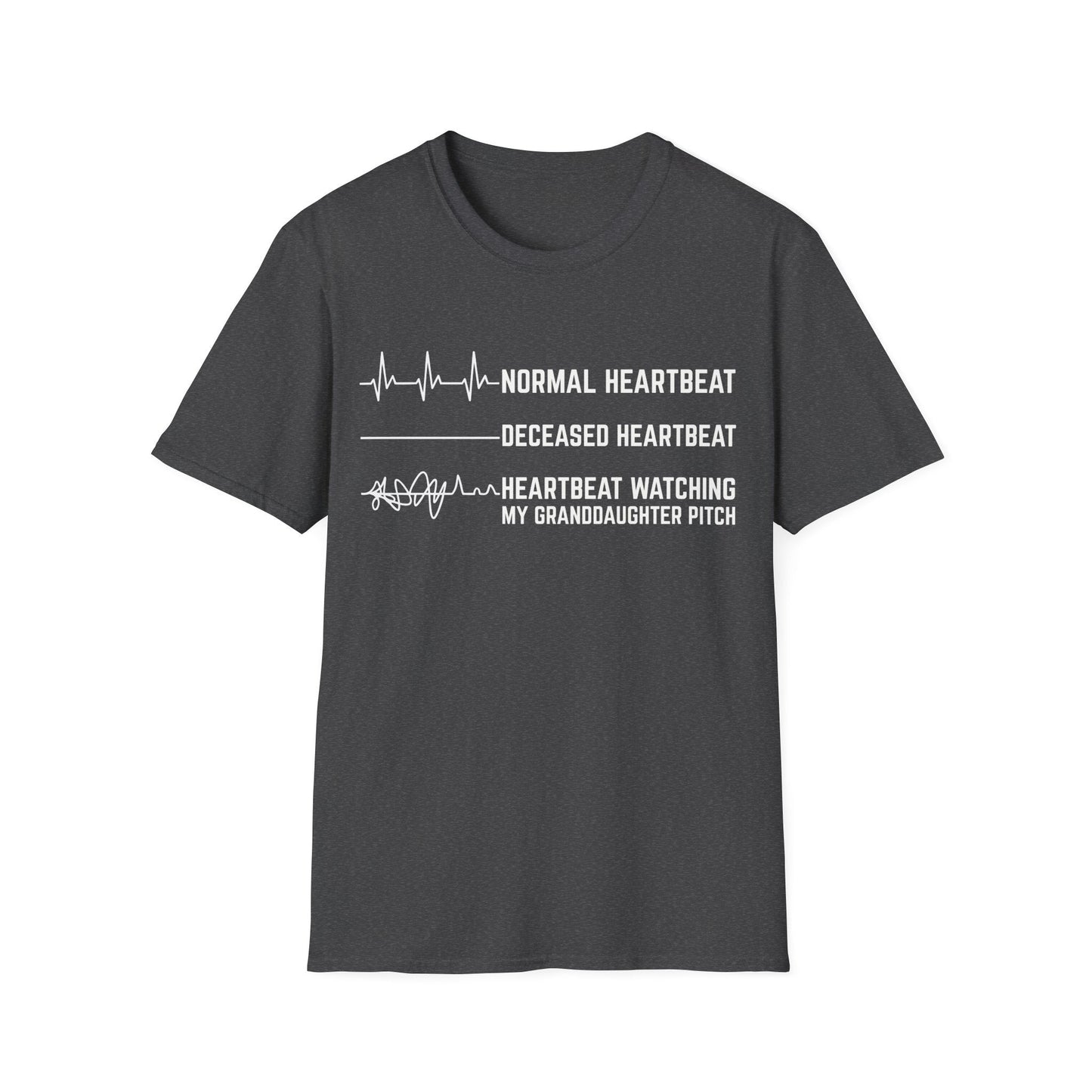 Granddaughter's Pitch Flatlines Me T-Shirt - HomeRun PrintsT-Shirt