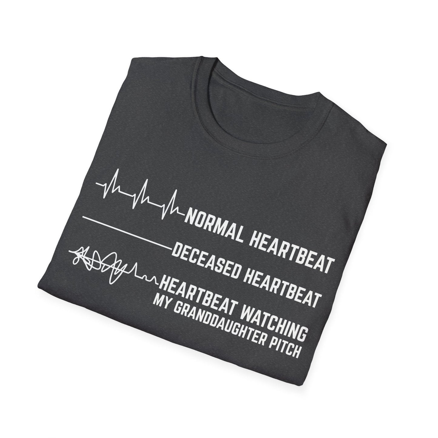 Granddaughter's Pitch Flatlines Me T-Shirt - HomeRun PrintsT-Shirt