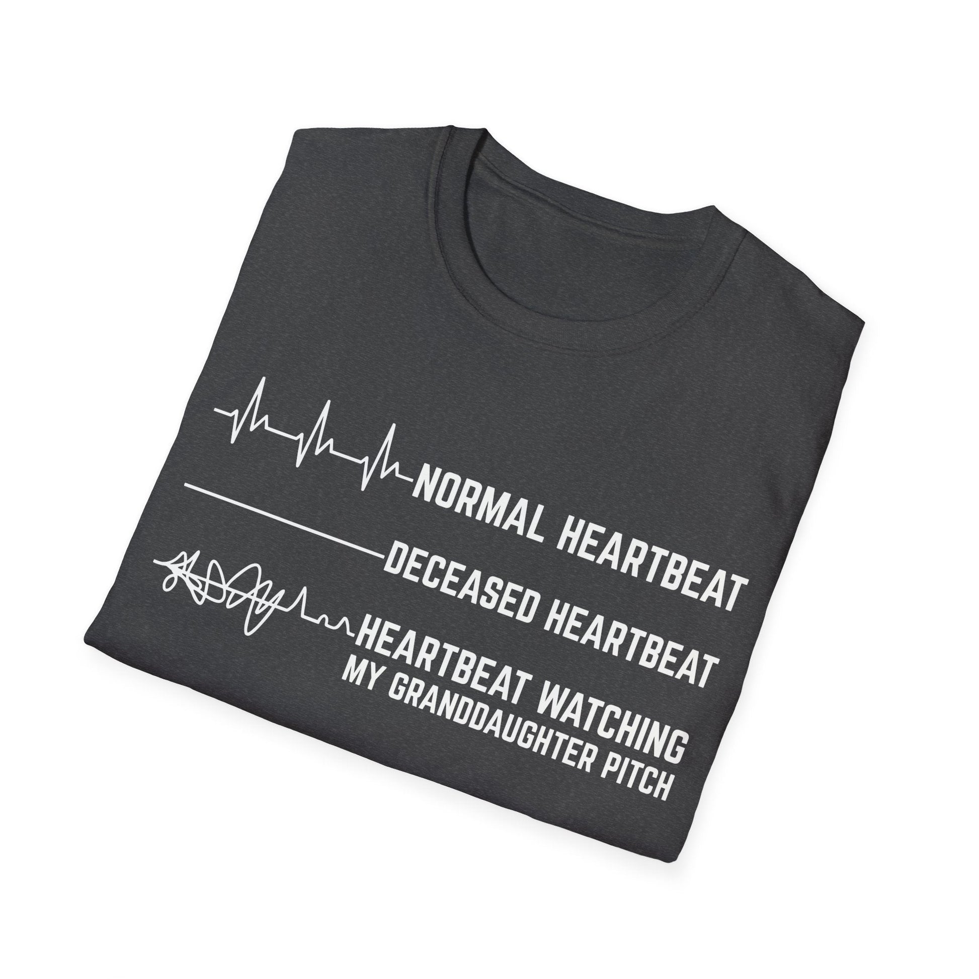 Granddaughter's Pitch Flatlines Me T-Shirt - HomeRun PrintsT-Shirt