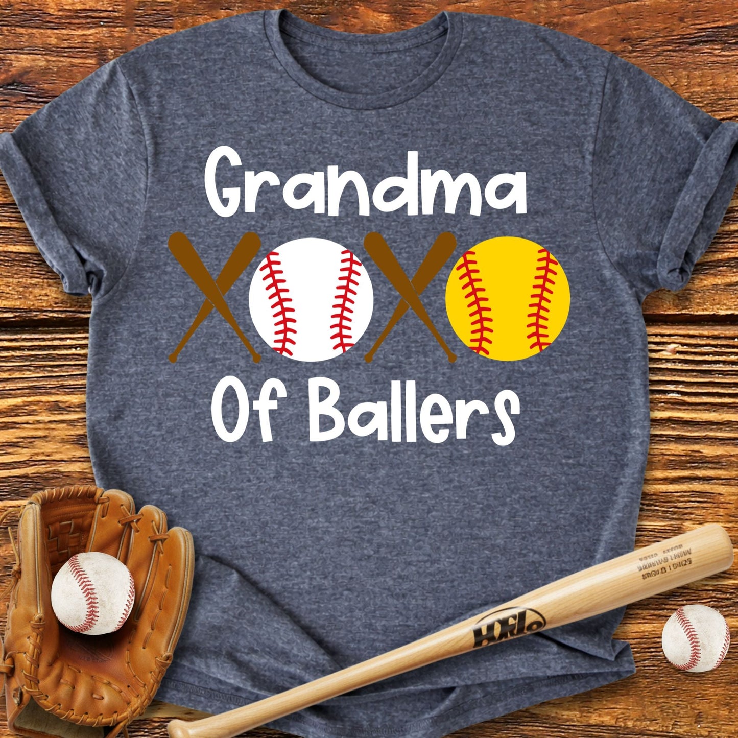 Grandma Of Ballers T-Shirt - HomeRun PrintsT-Shirt