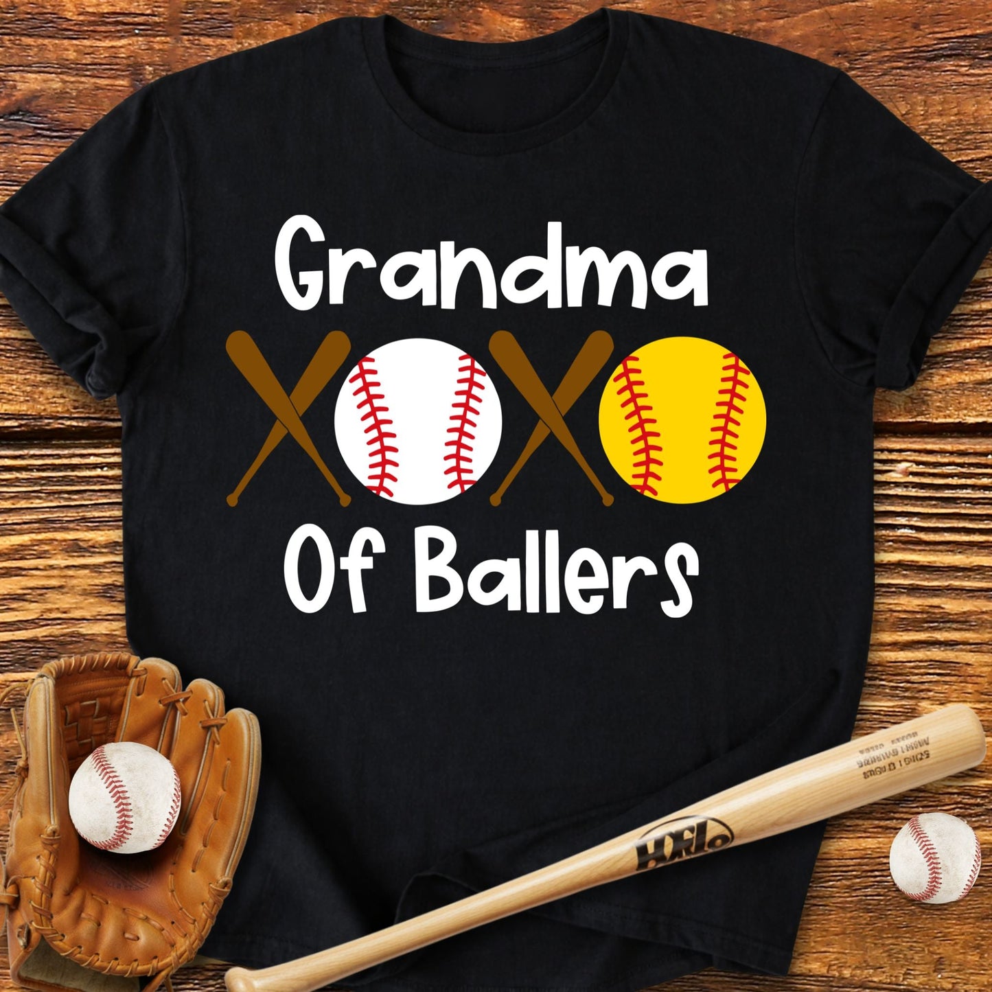 Grandma Of Ballers T-Shirt - HomeRun PrintsT-Shirt