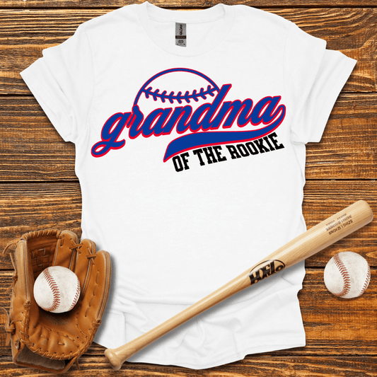 Grandma Of The Rookie T-Shirt - HomeRun PrintsT-Shirt