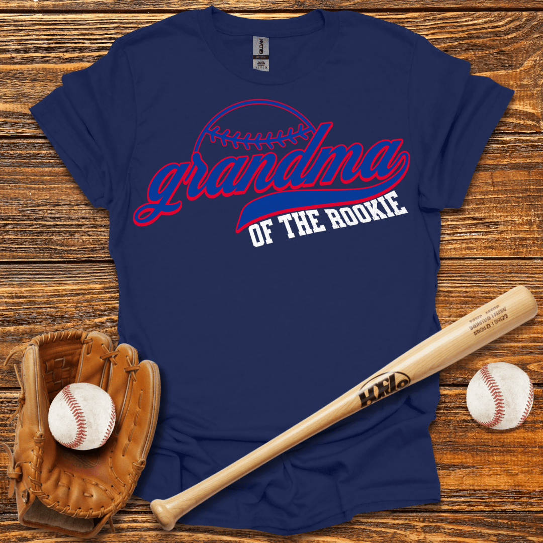 Grandma Of The Rookie T-Shirt - HomeRun PrintsT-Shirt