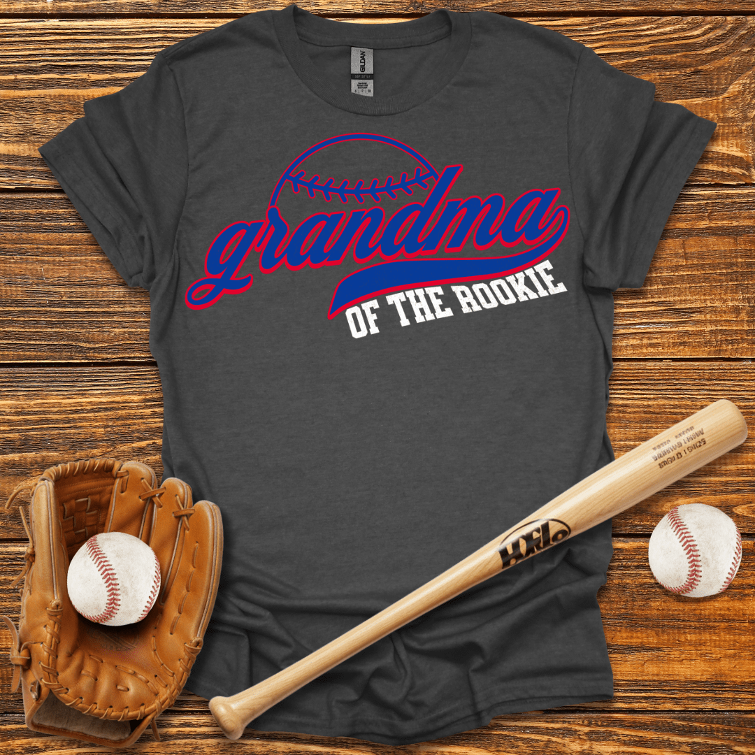 Grandma Of The Rookie T-Shirt - HomeRun PrintsT-Shirt