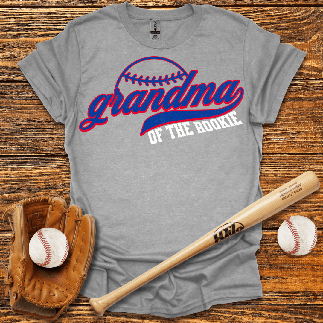 Grandma Of The Rookie T-Shirt - HomeRun PrintsT-Shirt