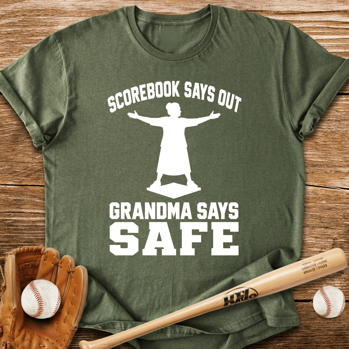 Grandma Overrules The Ump T-Shirt - HomeRun PrintsT-Shirt