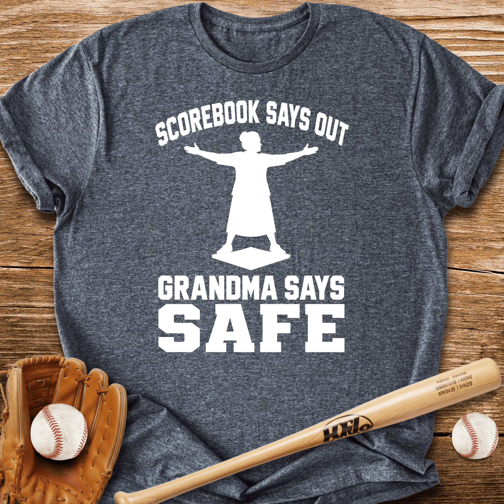 Grandma Overrules The Ump T-Shirt - HomeRun PrintsT-Shirt